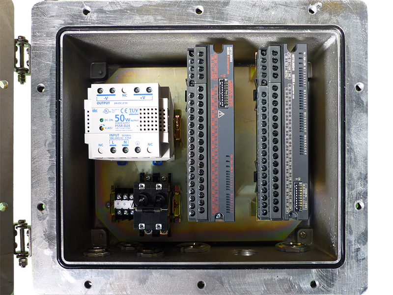 耐圧防爆型CC-Linkリモートユニット TEX-0707内部
